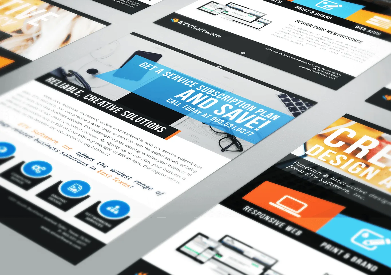 ETV Software Flyers