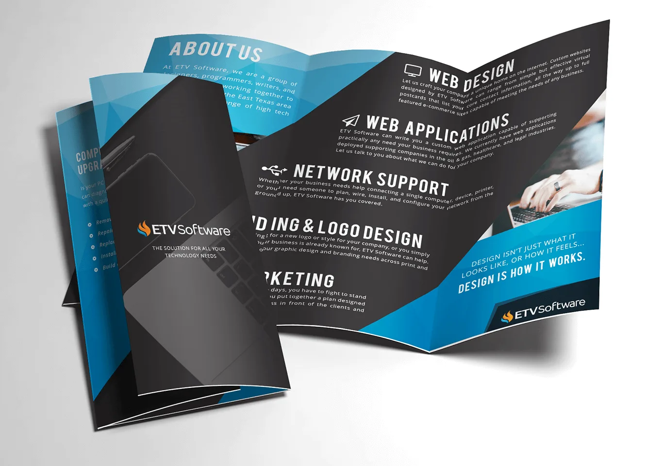 ETV Software Trifold Brochure